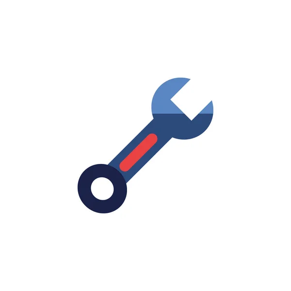 Isolated construction wrench icon vector design — Stock Vector