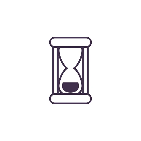 Ізольована піктограма пісочного годинника Векторний дизайн — стоковий вектор