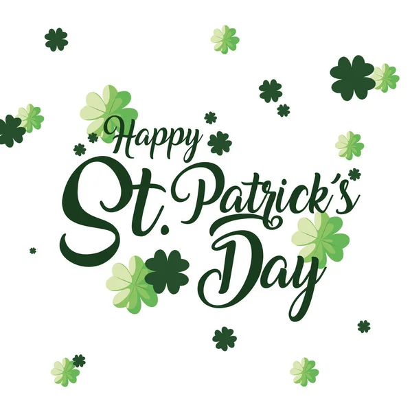 Happy saint patricks day vector design — Stock Vector