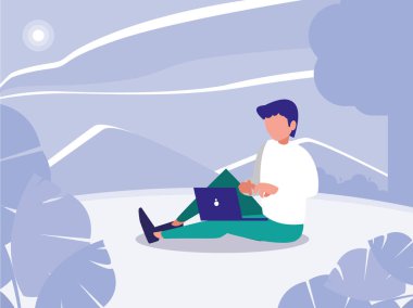 Avatar insan vektör tasarımı