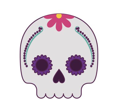 kafatası ölüm ikonu Geleneksel Meksika