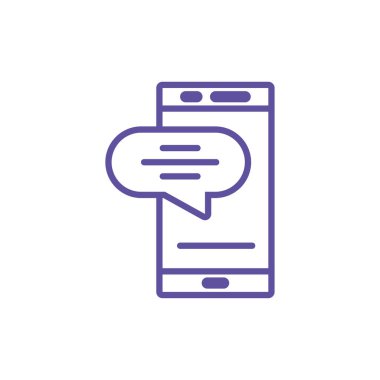 beyaz arka planda akıllı telefon ekranı