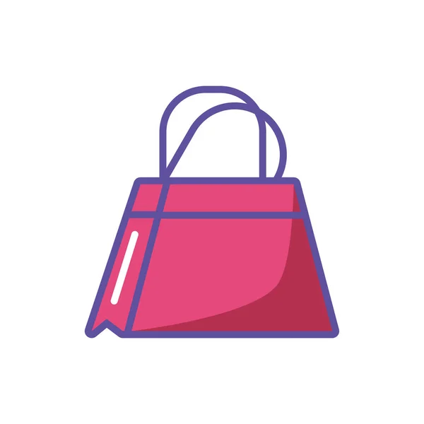 Shopping bag on white background — Stock Vector