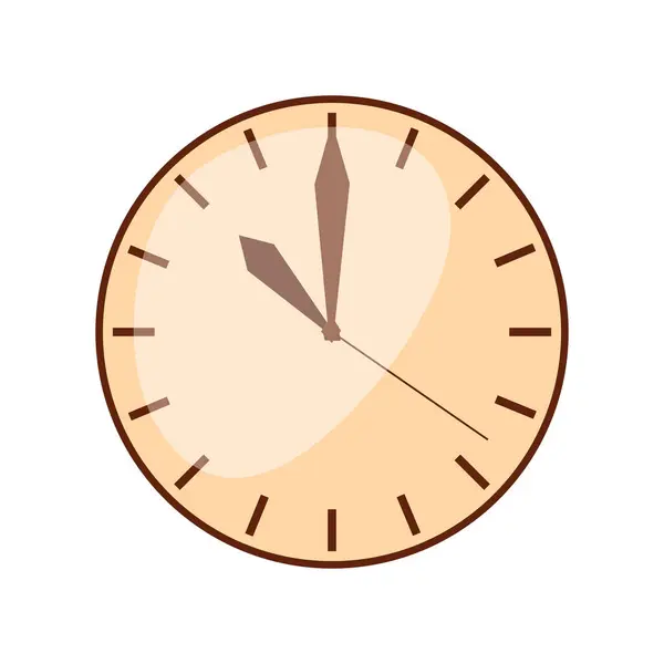 Diseño clásico icono de reloj vector — Archivo Imágenes Vectoriales