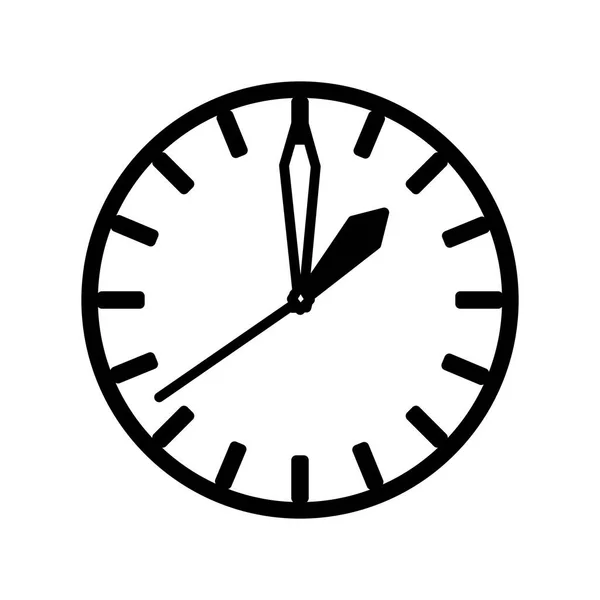 Diseño clásico icono de reloj vector — Archivo Imágenes Vectoriales