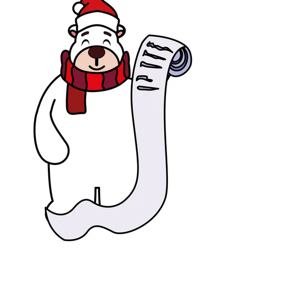 Frohe Weihnachten tragen Cartoon-Vektor-Design — Stockvektor