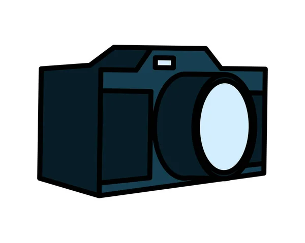 Изолированная конструкция иконок камеры — стоковый вектор