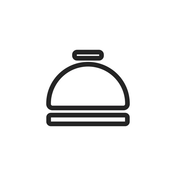 Diseño vectorial de placa de cocina aislada — Vector de stock