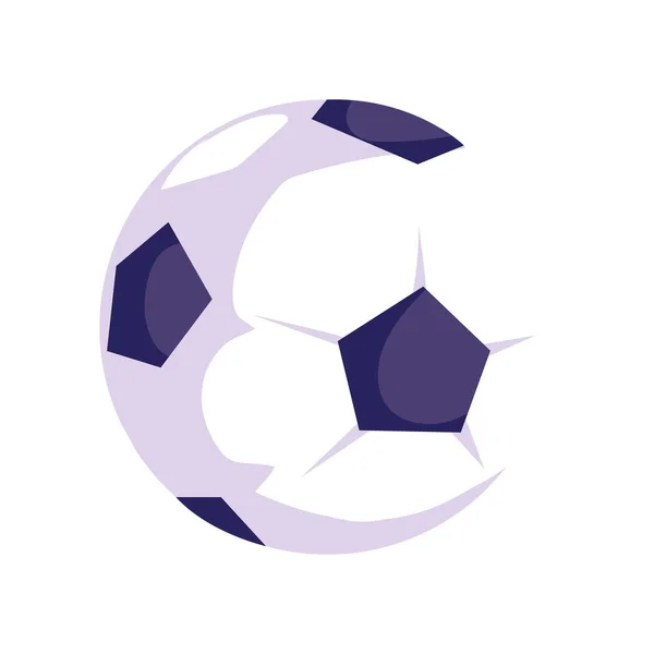 Isolated soccer ball vector design — Stock Vector