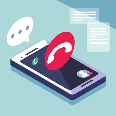 smartphone screen with mobile applications