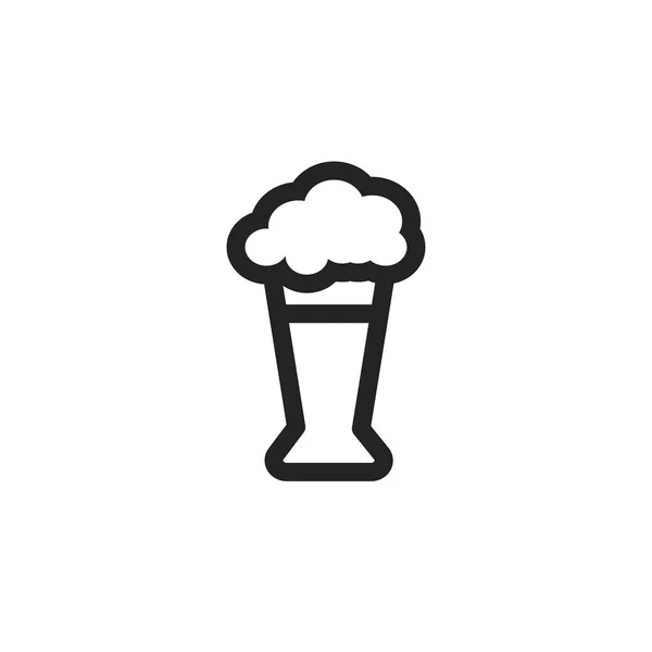 Design de vetor de ícone de cerveja isolado — Vetor de Stock