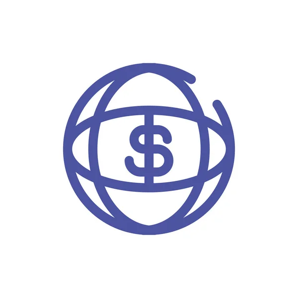 E-Commerce-Symbol auf weißem Hintergrund — Stockvektor