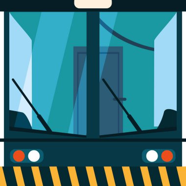 bus araç vektör tasarımı