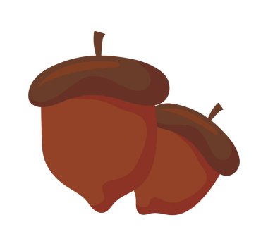 Beyaz arka planda lezzetli fındık