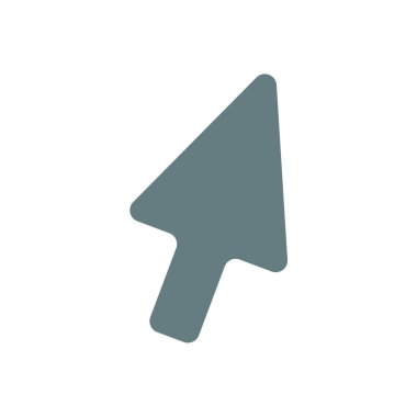 Beyaz arkaplanda bilgisayar işaretçisi sembolü