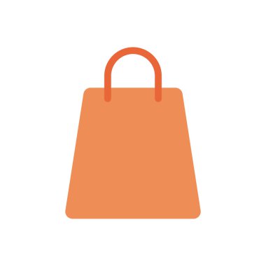 Beyaz arkaplanda alışveriş çantası