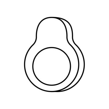 beyaz arka plan taze avokado sağlıklı