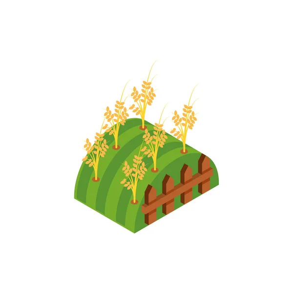 채소를 수확하는 초원 — 스톡 벡터