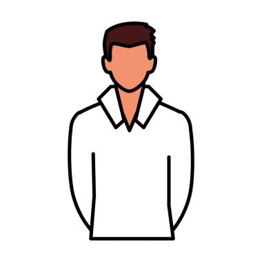 adam beyaz arka plan üzerinde meçhul