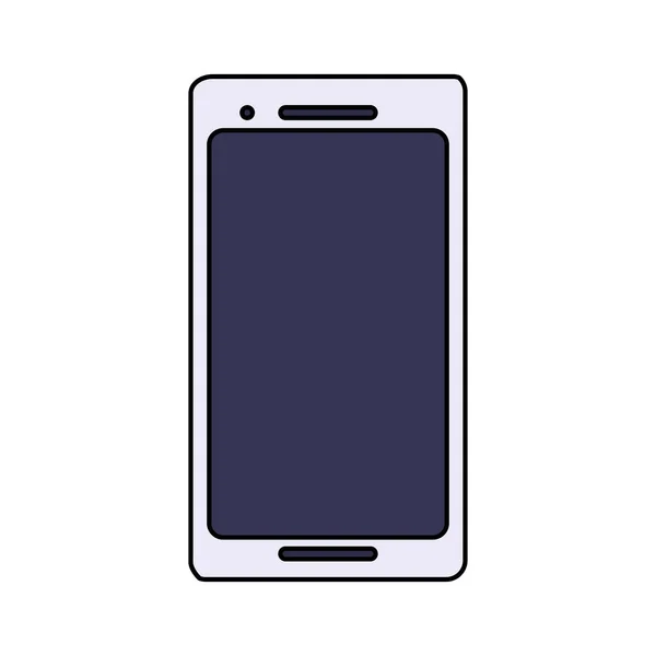 Smartphone screen on white background — Stock Vector