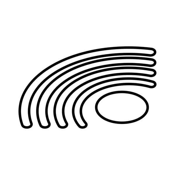 Символ wifi на белом фоне — стоковый вектор