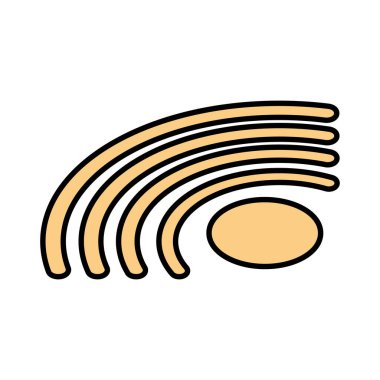 Beyaz arkaplanda wifi sembolü