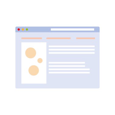 Beyaz arkaplanda sosyal ağ profili