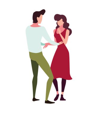 Birbirine aşık çiftler, kadın ve erkek şefkat gösteriyor.