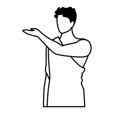 Beyaz arka planda hacı.