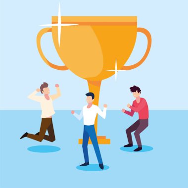 Altın madalyalı genç adamlar