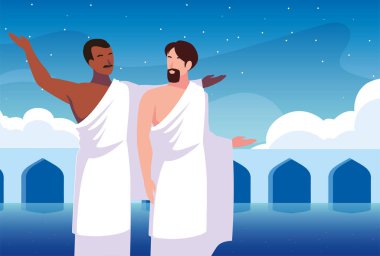 Erkekler hacca, Dhul Hijjah gününe.