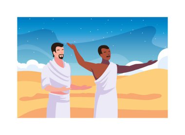 Erkekler hacca, Dhul Hijjah gününe.