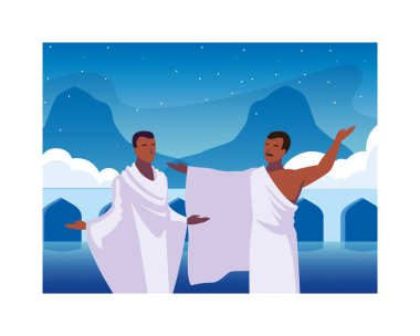 Erkekler hacca, Dhul Hijjah gününe.