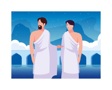 Erkekler hacca, Dhul Hijjah gününe.