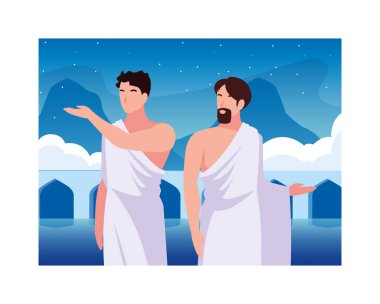 Erkekler hacca, Dhul Hijjah gününe.