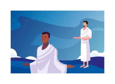 Erkekler hacca, Dhul Hijjah gününe.