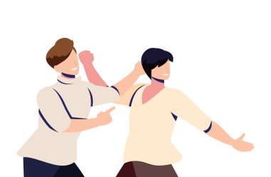 Dans eden erkekler, poz, parti, dans kulübü