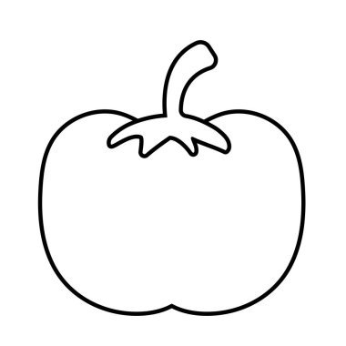 İzole edilmiş domates sebze vektör tasarımı