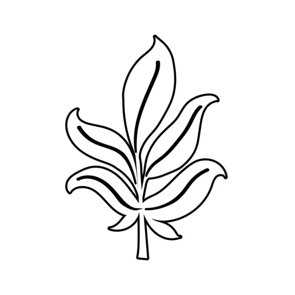 Diseño aislado de vectores de hojas de otoño — Vector de stock