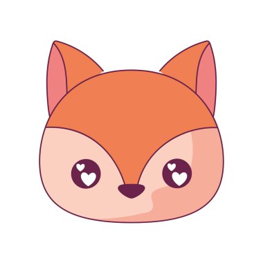 Kawaii sincap çizgi film vektör tasarımı