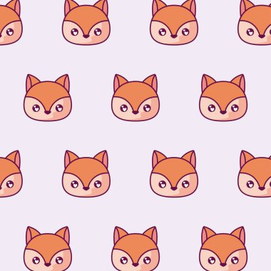 Sincaplar kawaii karikatür arka plan vektör tasarımı