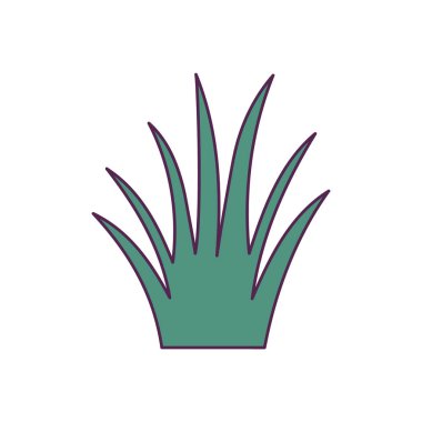 İzole edilmiş doğa çalı taşıyıcı tasarımı