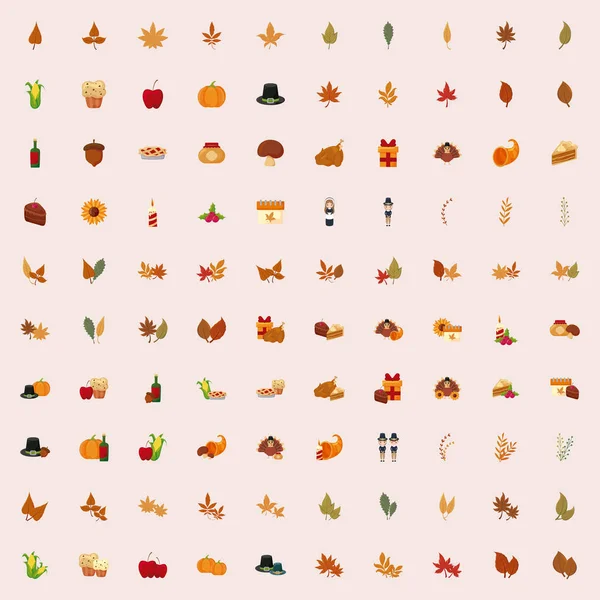 Şükran Günü ikonu vektör tasarımınız kutlu olsun