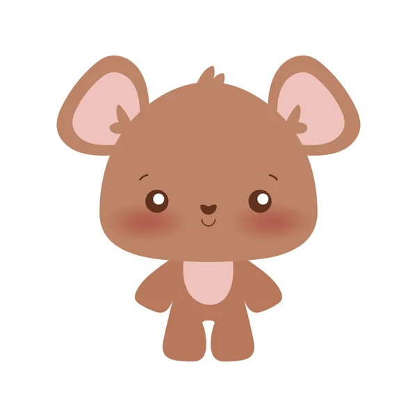 Cute bear cartoon vector design — Stock Vector