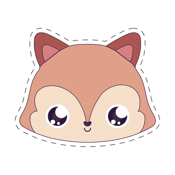 Kawaii eekhoorn cartoon vector ontwerp — Stockvector