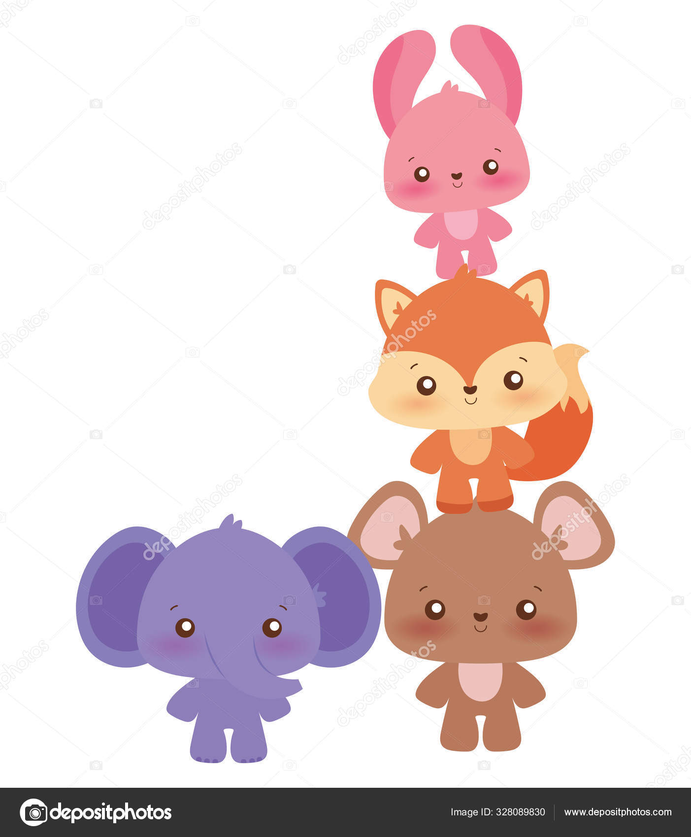 Cute Kawaii Animals : Kawaii Animals Archives How To Draw Step By Step