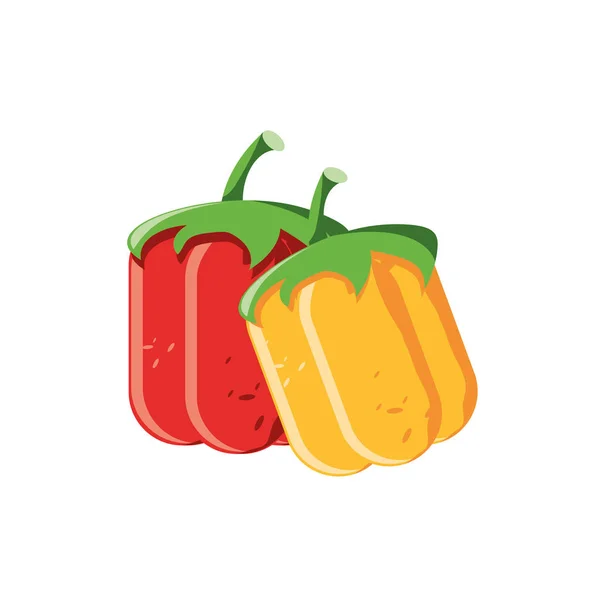 Delicious tomato on white background — Stock Vector