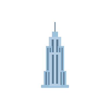 İzole edilmiş ABD kule vektör tasarımı