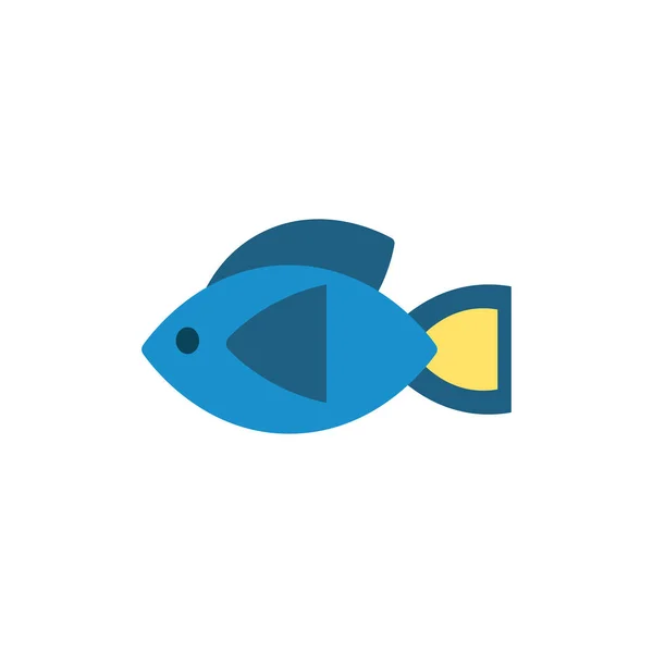 Isolierte Fische Tier Vektor-Design — Stockvektor