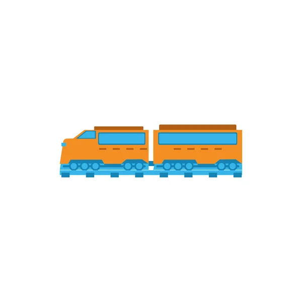 Isolated train vehicle vector design — 스톡 벡터